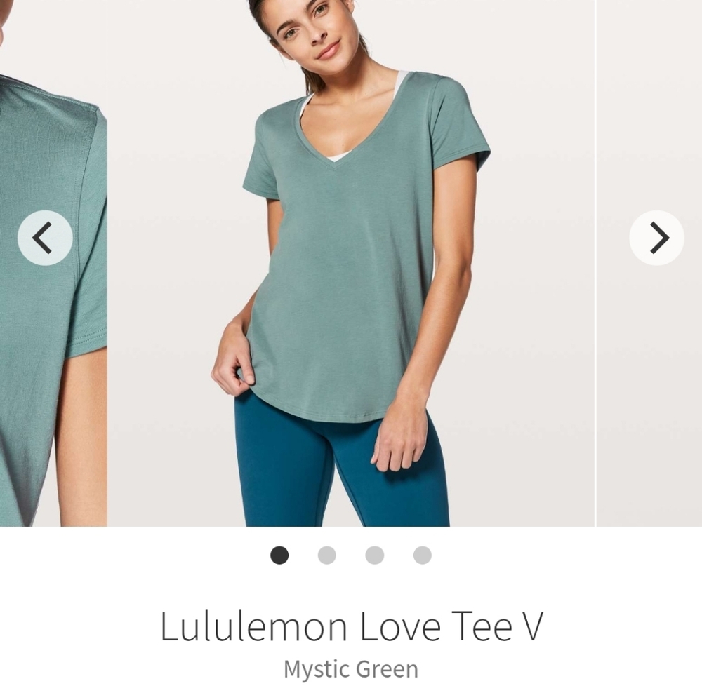 Lululemon Love Tee Mystic Green 6